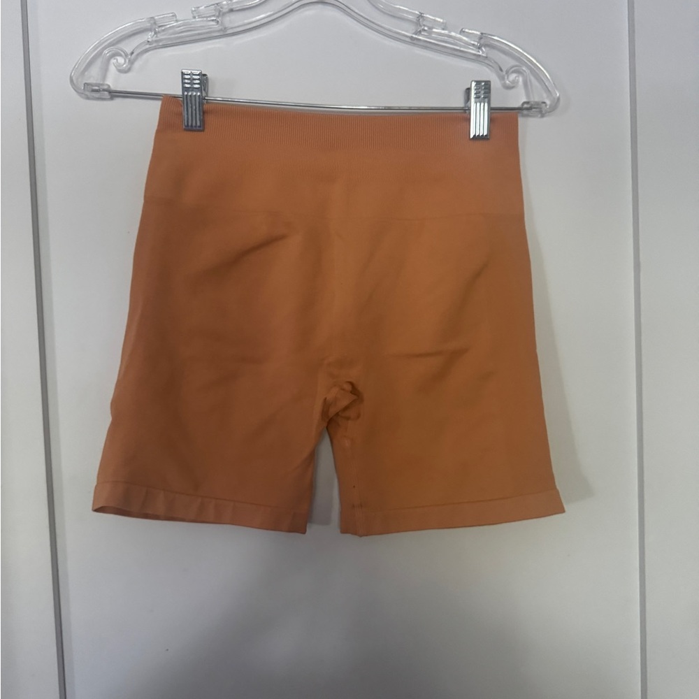 Women's Stylish Orange Bike Shorts
